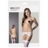 NO:XQSE - Set giarrettiera in pizzo bianco - M/L