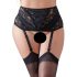 Reggicalze in Pizzo con Laccetti Taglie Forti Cottelli (nero)  - XL