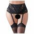 Reggicalze in Pizzo con Laccetti Taglie Forti Cottelli (nero)  - XL