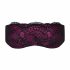 Maschera per gli occhi in pizzo Obsessive Roseberry (magenta-nero) 