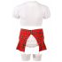 Set Costume da Studentessa Piccante (5 pezzi)  - XL