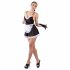 Costume da Cameriera Sexy in Pizzo con Grembiule (Nero-Bianco) - Cottelli  - XL