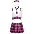 Costume da Studentessa a Quadri - Set Rosa Cottelli  - L