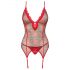 Obsessive Jollymore - Set lingerie natalizio seducente