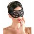 Maschera per gli occhi in pizzo preformata Cottelli (nera) 