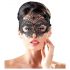 Maschera Ricamata con Effetto Pizzo di Cottelli (Nera) 