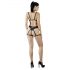 Tripletto di Intimo Harness Decorativo Cottelli - Nero (S-L) 