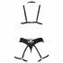 Tripletto di Intimo Harness Decorativo Cottelli - Nero (S-L) 