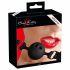 Morso in Silicone Bad Kitty con Sfere Respiratorie (Nero, Medio) 