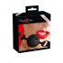 Morsa da bocca in silicone con sfiato "Bad Kitty" - grande (nero) 