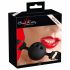 Morsa da bocca in silicone con sfiato "Bad Kitty" - grande (nero) 