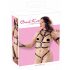 Bad Kitty - Set body con borchie con polsi (nero)