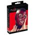 Maschera Lucida con Cuore di Bad Kitty - Nero e Rosso 