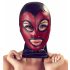 Maschera Lucida con Cuore di Bad Kitty - Nero e Rosso 