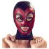 Maschera Lucida con Cuore di Bad Kitty - Nero e Rosso 