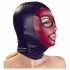 Maschera Lucida con Cuore di Bad Kitty - Nero e Rosso 