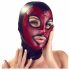 Maschera Lucida con Cuore di Bad Kitty - Nero e Rosso 