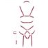 Bad Kitty - body harness rosso seducente