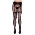 Cottelli Legwear - calze aperte effetto reggicalze - nero (S-L)