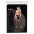 Cottelli Legwear - calze aperte effetto reggicalze - nero (S-L)