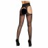 Calze Seducenti Cottelli con Fascia in Pizzo (Nero)  - 3