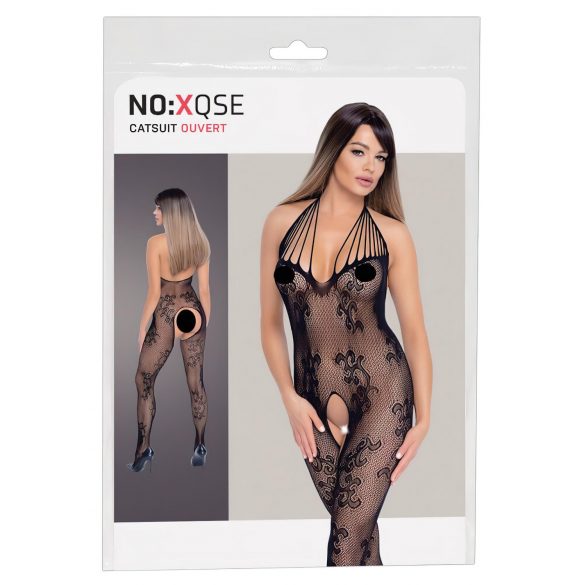 Collant Sexy Gatto Aperto - Nero (Taglia S-L) 