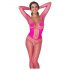 Cottelli - Bodystocking a rete rosa - Taglia S-L