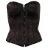 Corsetto sexy elegante ricamato da festa Cottelli (nero)  - XL