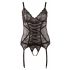 Lingerie Sensuale con Lacci e Pizzo Cottelli (nera) 