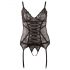 Lingerie Sensuale con Lacci e Pizzo Cottelli (nera) 