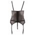 Lingerie Sensuale con Lacci e Pizzo Cottelli (nera)  - XXL