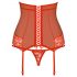 Intimo Seducente con Reggicalze e Perizoma Incluso (rosso) - Obsessive 838-COR-3 