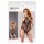 NO:XQSE - Body retato floreale con collo halter - nero (S-L)