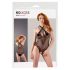 NO:XQSE - Body retato floreale con collo halter - nero (S-L)