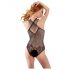 NO:XQSE - Body retato floreale con collo halter - nero (S-L)