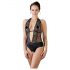 Cottelli - Body in pizzo con collo alto (nero)