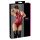 Cottelli Party - Body lucido senza maniche con zip (rosso) - M