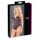 Body Aperto in Pizzo con Perline Cottelli (Nero) 