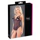 Body Aperto in Pizzo con Perline Cottelli (Nero)  - L