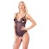 Body Aperto in Pizzo con Perline Cottelli (Nero)  - L