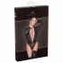 Noir - body leggero con collo allacciato (nero)