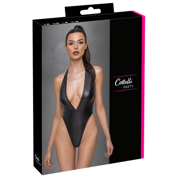 Cottelli Party - body con profonda scollatura (nero)