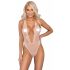 Body in Pizzo Scollato Kissable (rosa)  - L/XL