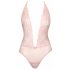 Body in Pizzo Scollato Kissable (rosa)  - L/XL