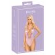 Body Trasparente con Ricami Floreali Rosa - Kissable 