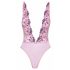 Body Trasparente con Ricami Floreali Rosa - Kissable 