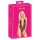 Body Nero Trasparente con Ricamo Rosa - Kissable 