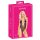 Body Nero Trasparente con Ricamo Rosa - Kissable 