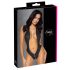 Body Sexy con Scollatura Profonda Cottelli Party (Nero)  - L/XL