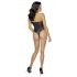 Body Cottelli Party con Motivi Floreali (Nero)  - L